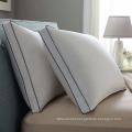 Factory price 100% polyester soft white piping pillow shell